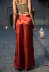 HIGH WAIST FLARED TROUSER