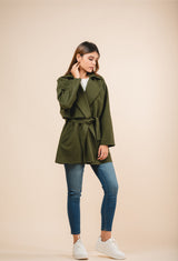 WOOL TRENCH JACKET